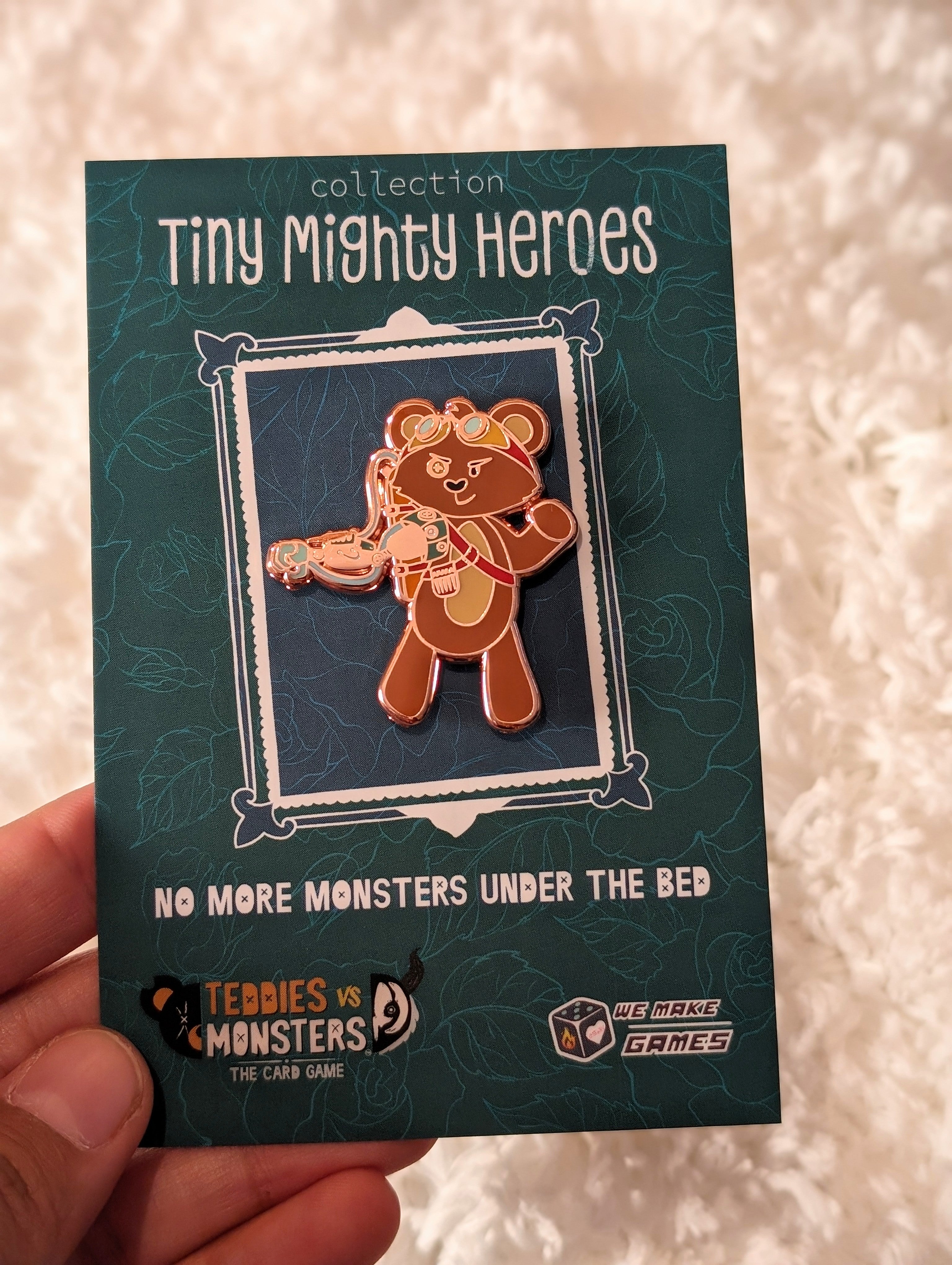 Teddies vs Monsters Enamel Pins