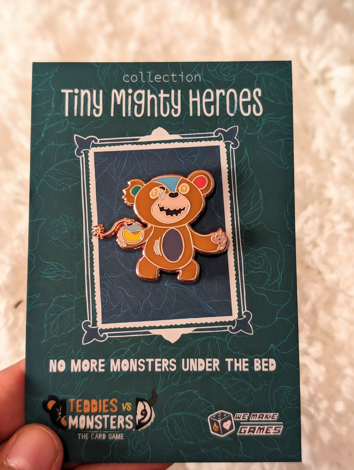 Teddies vs Monsters Enamel Pins