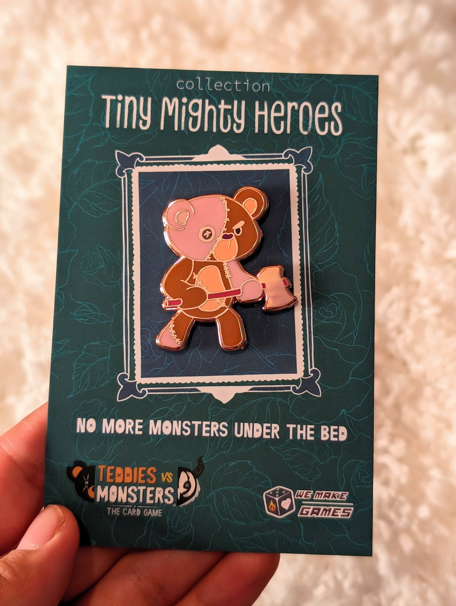 Teddies vs Monsters Enamel Pins